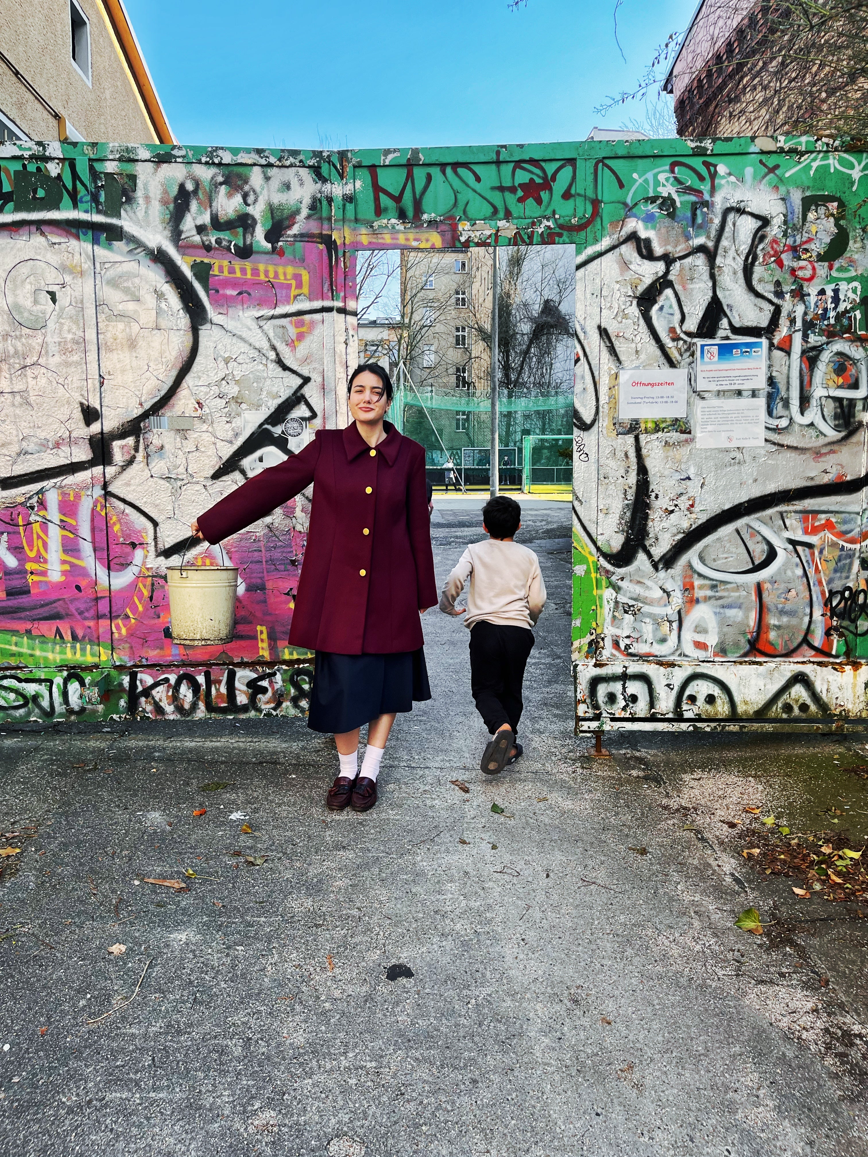 Tailored Burgundy Wool Coat
