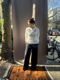 Black Wide-Leg Trousers