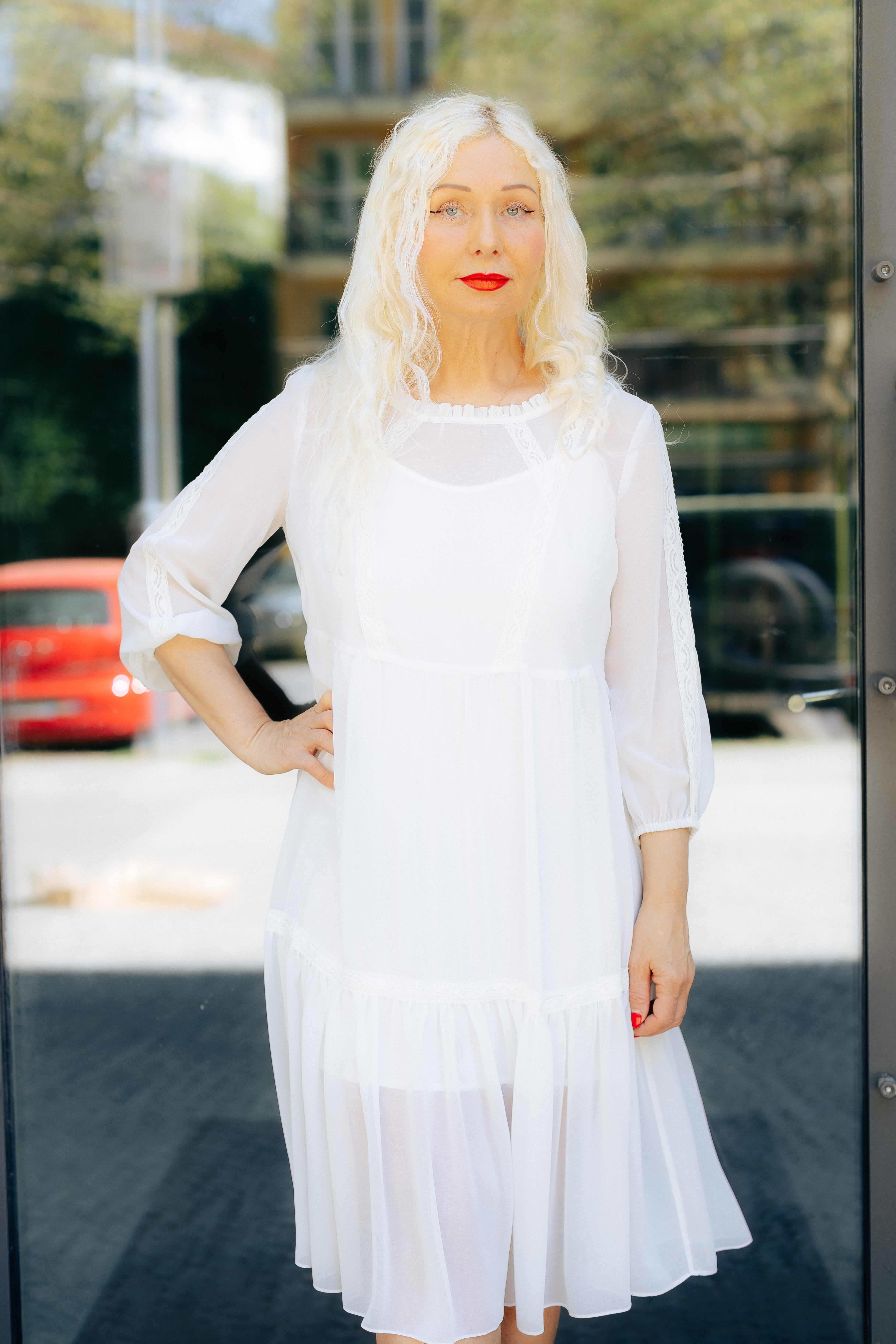 MAZI White Atelier Dress