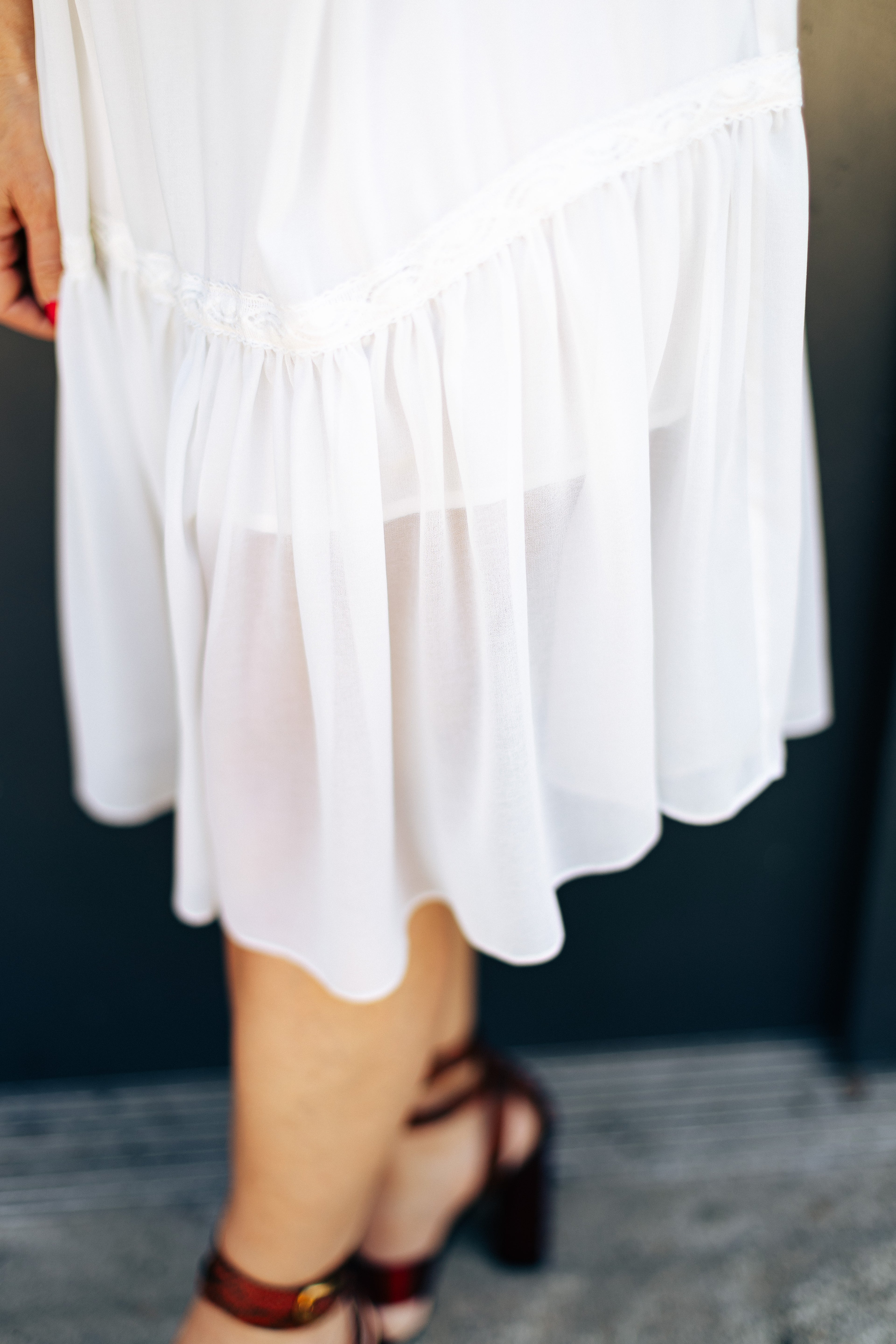 MAZI White Atelier Dress