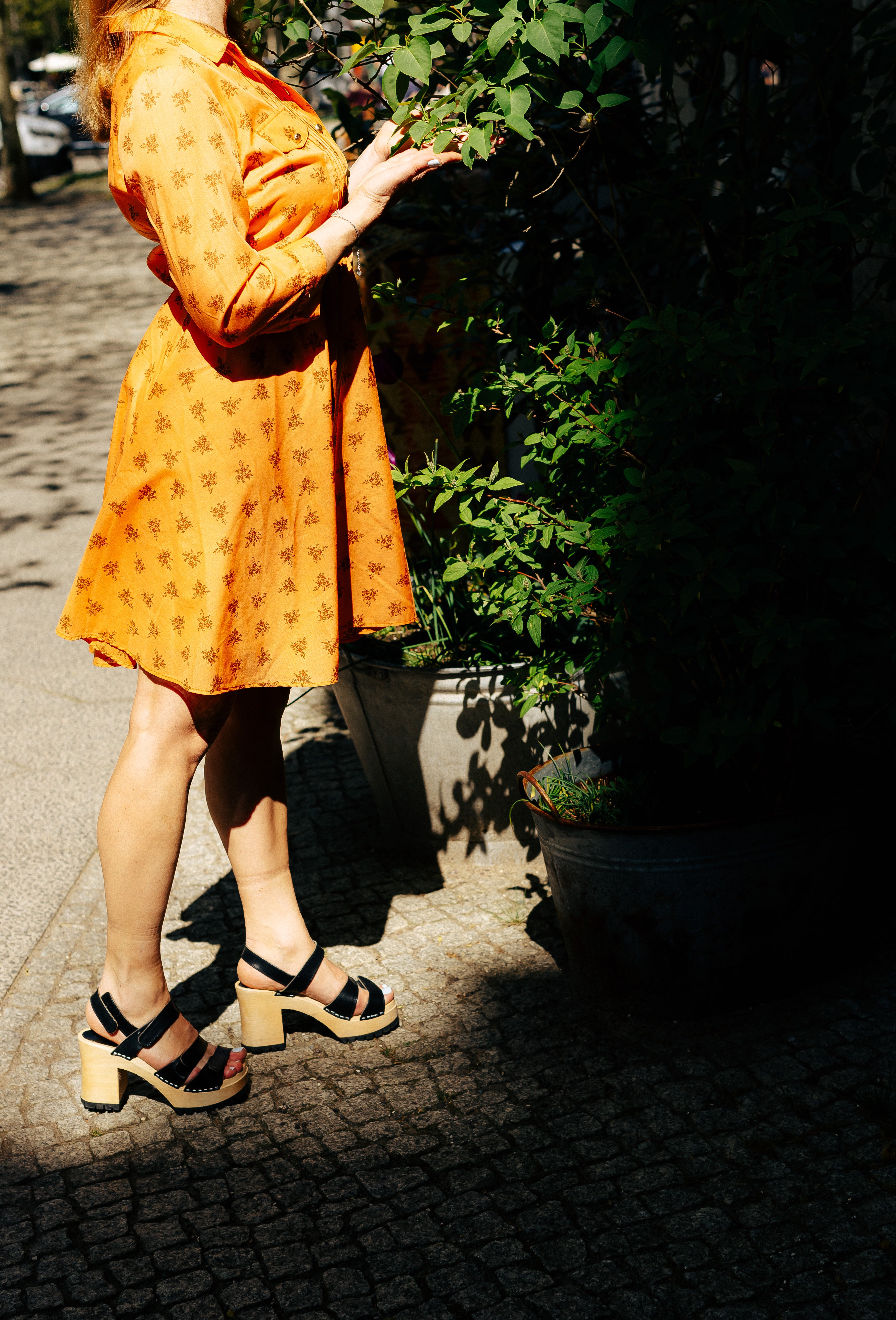 MAZI Amber Blossom Shirt Dress