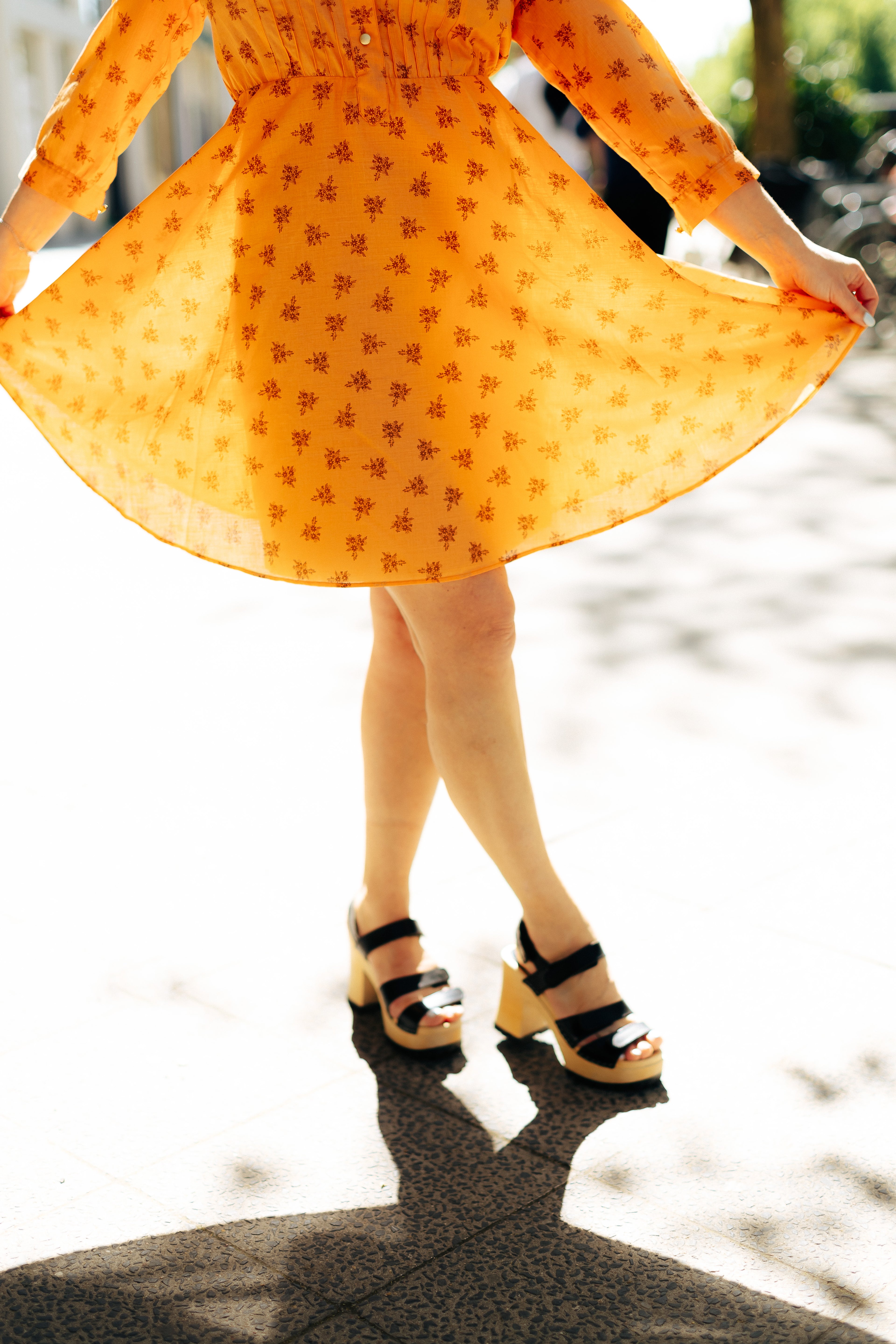 MAZI Amber Blossom Shirt Dress