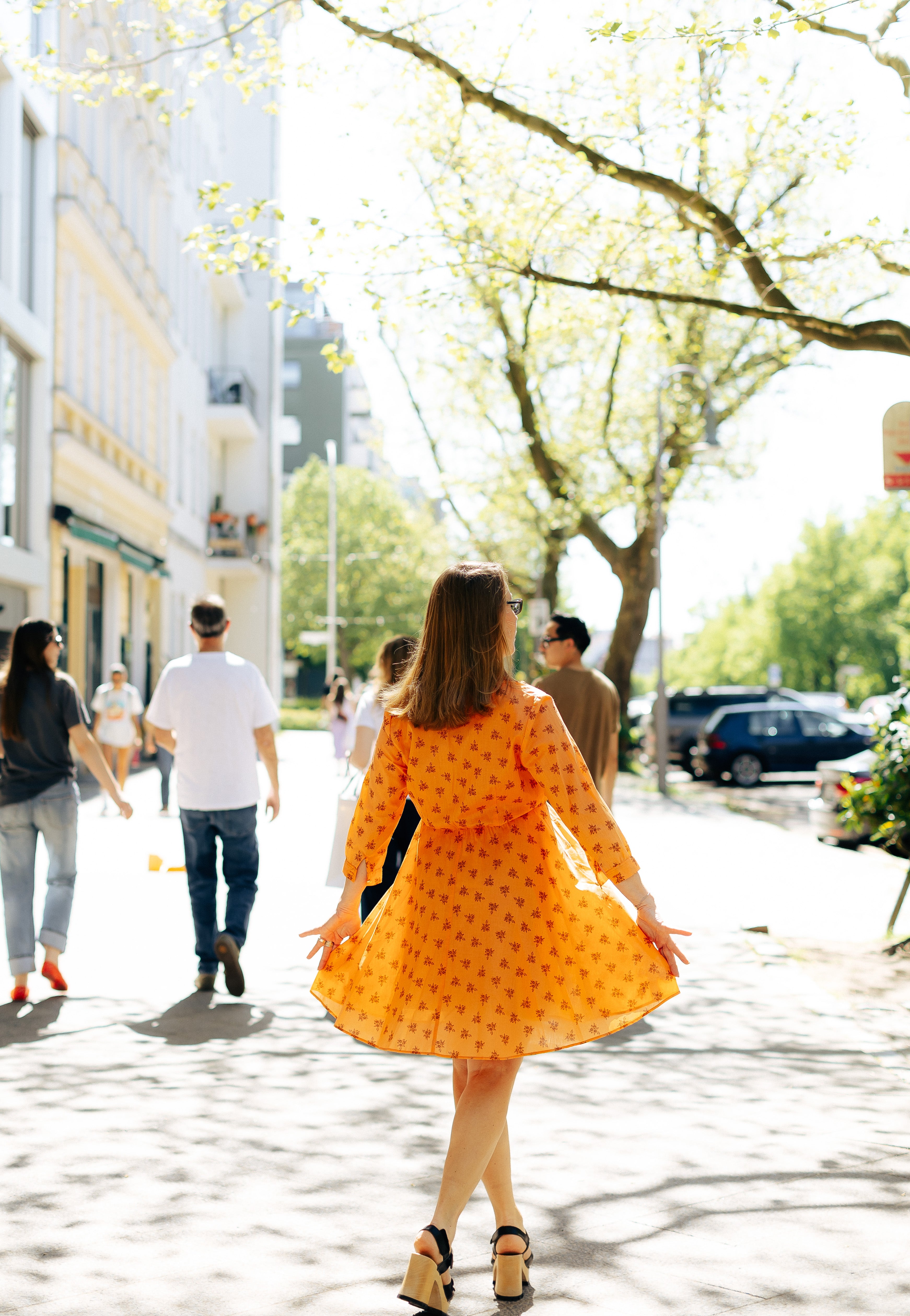 MAZI Amber Blossom Shirt Dress