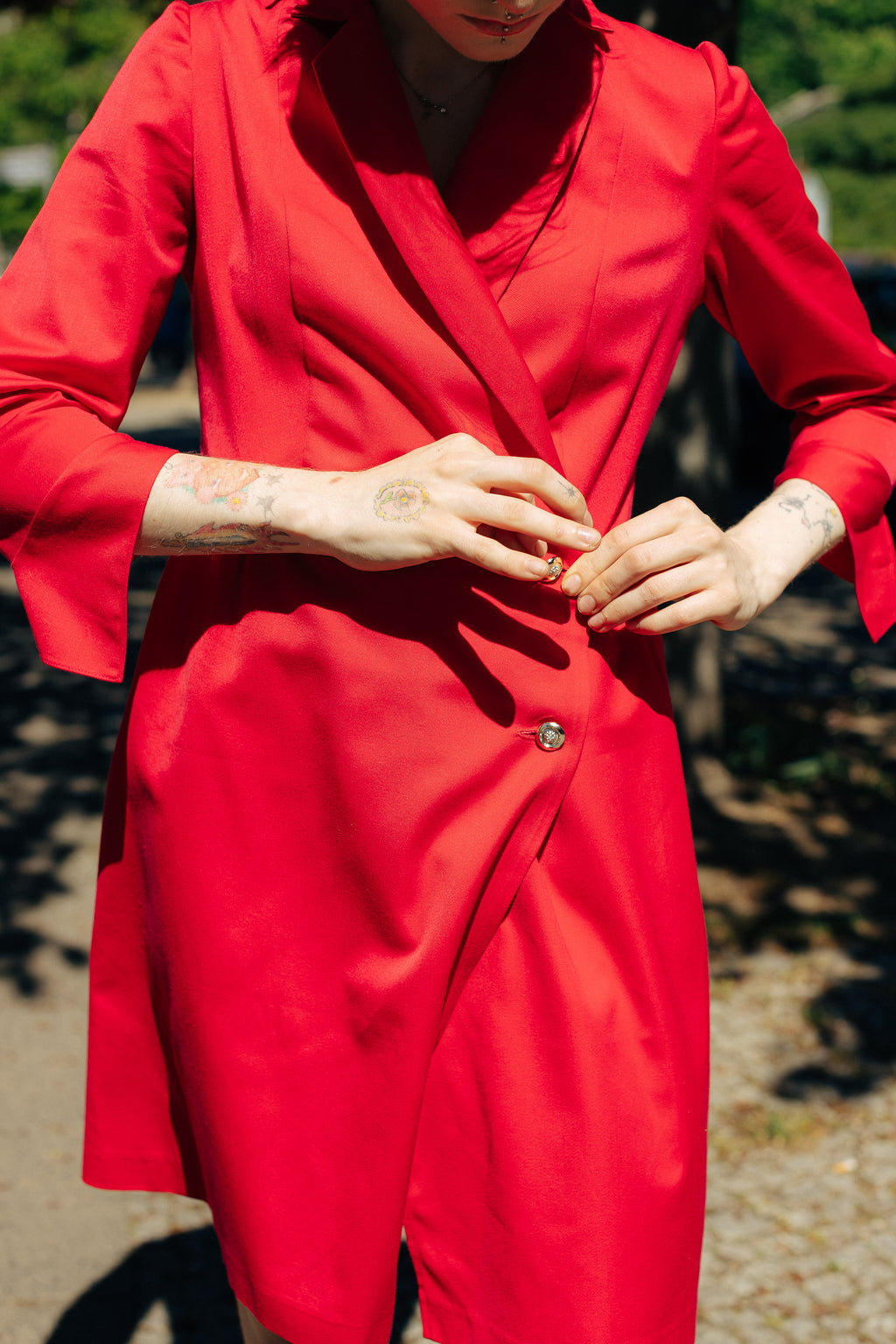 MAZI Red Blazer Dress
