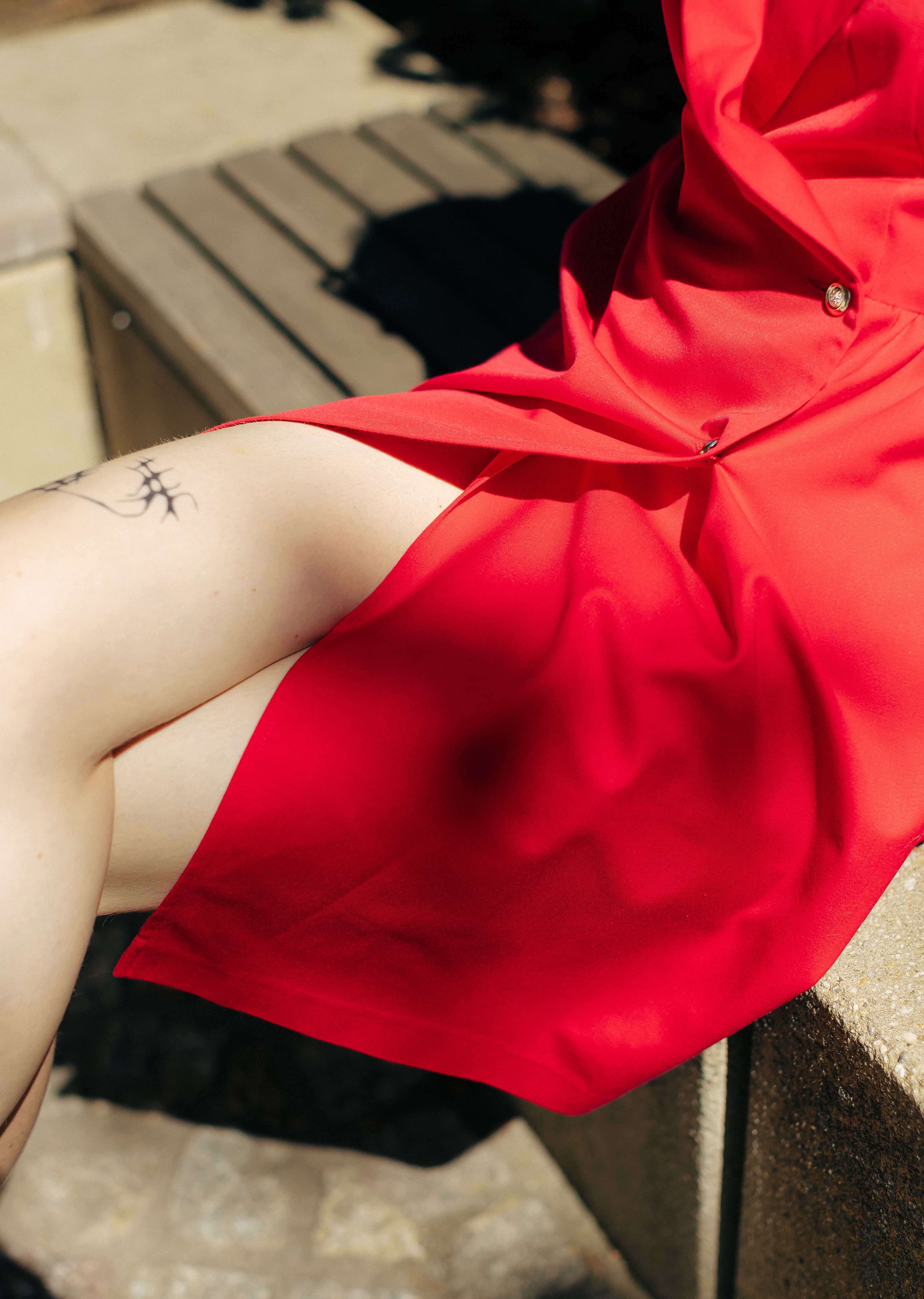 MAZI Red Blazer Dress