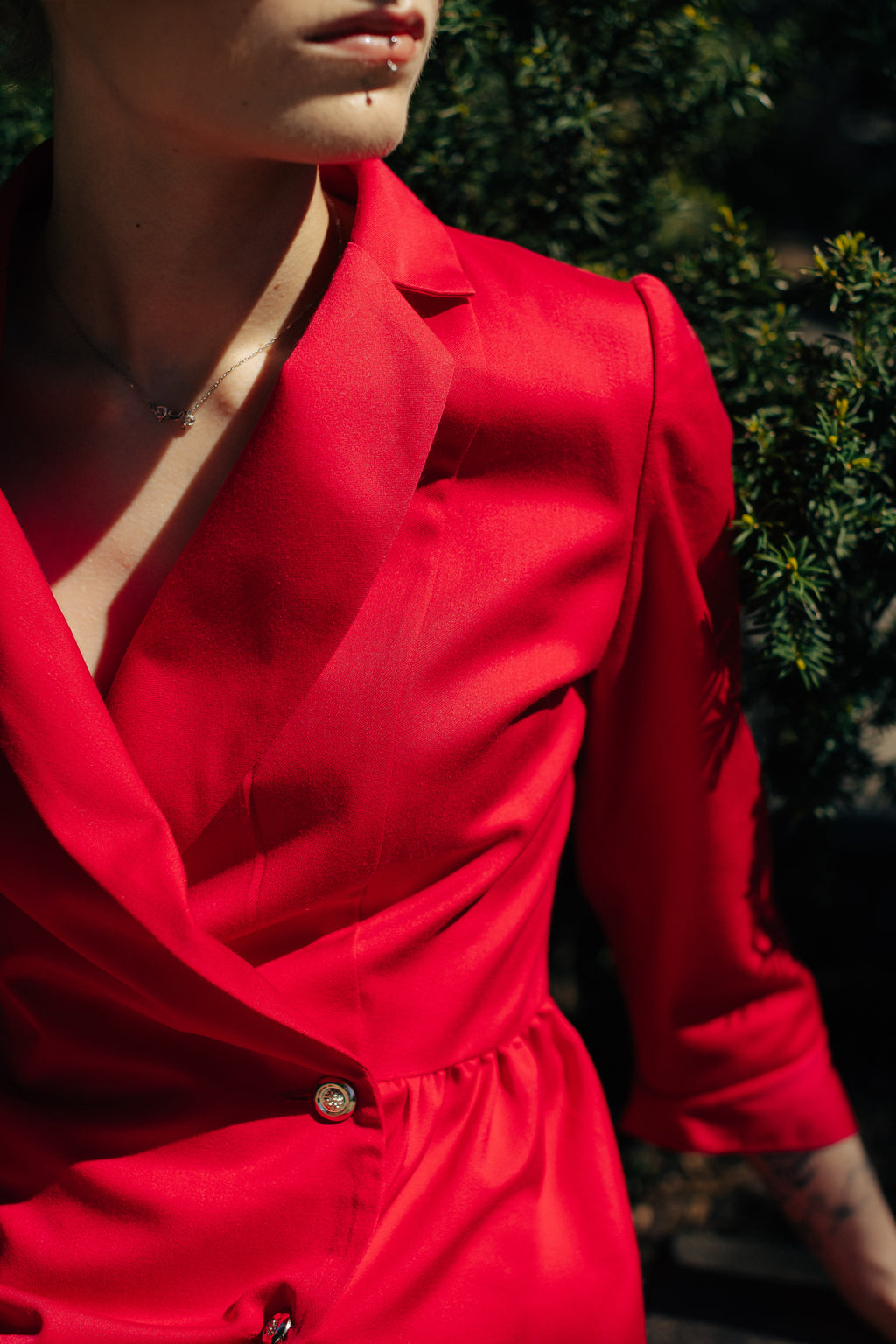 MAZI Red Blazer Dress