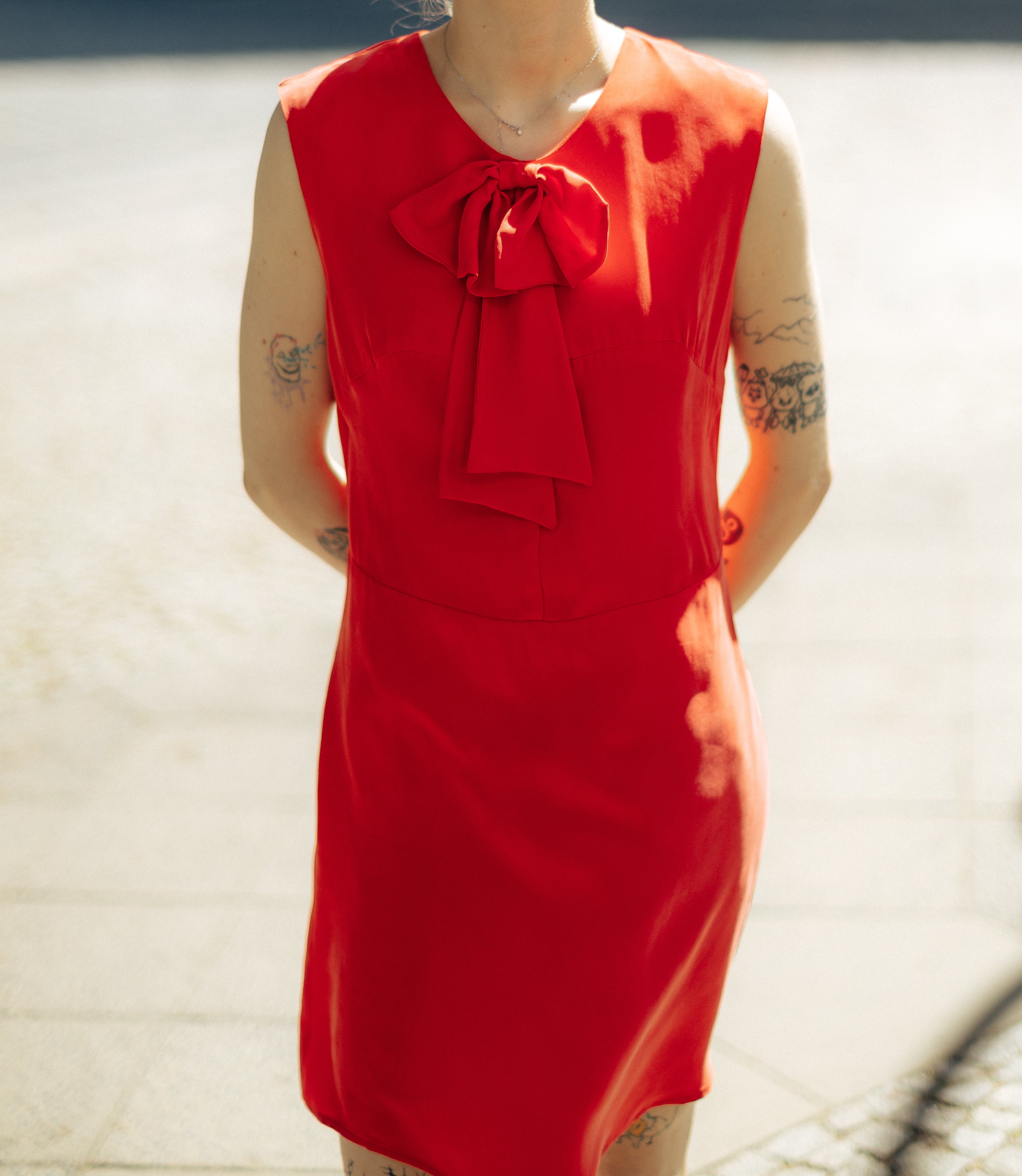 Red Bow Dress