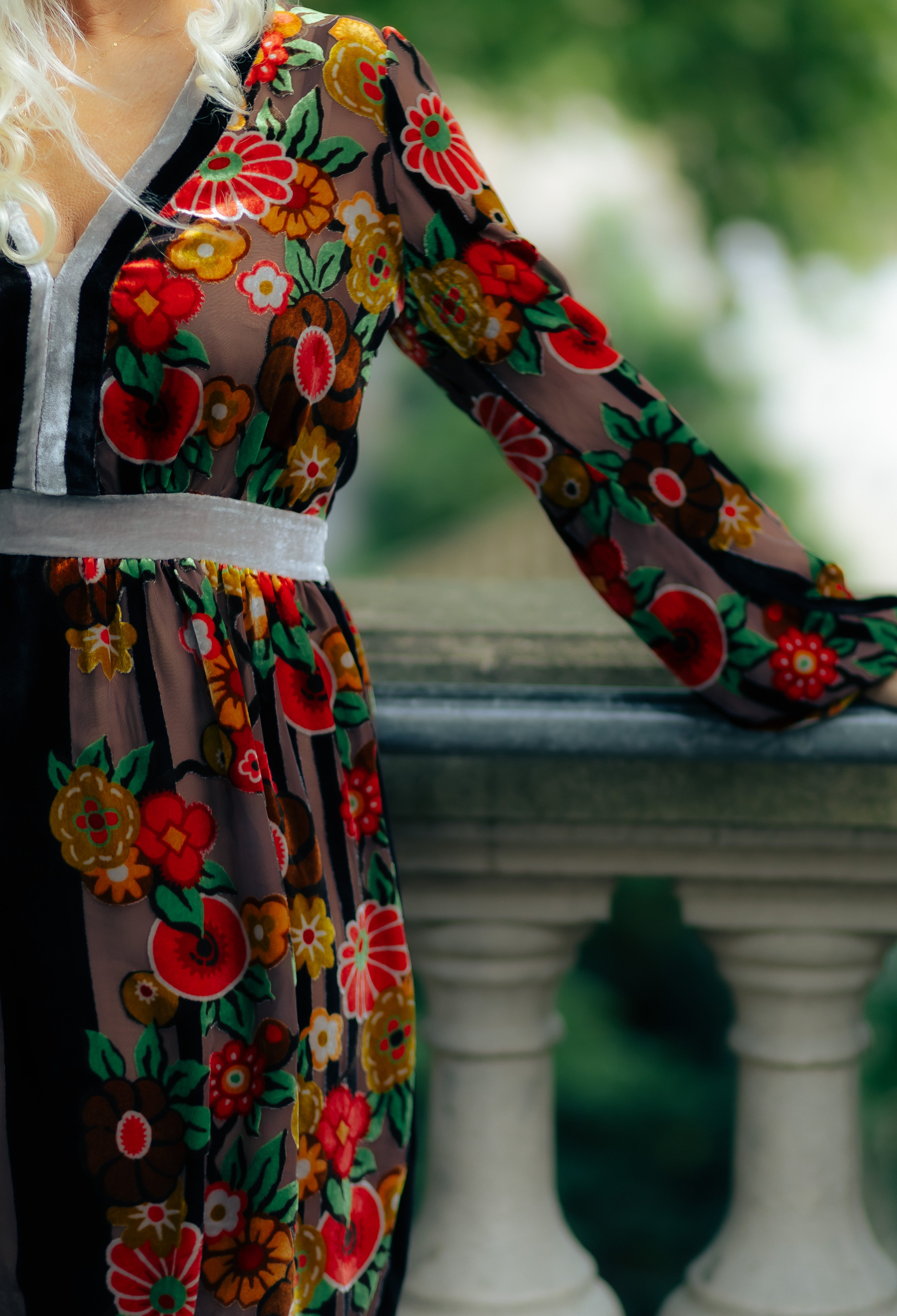 Velvet Bohemian Dress,