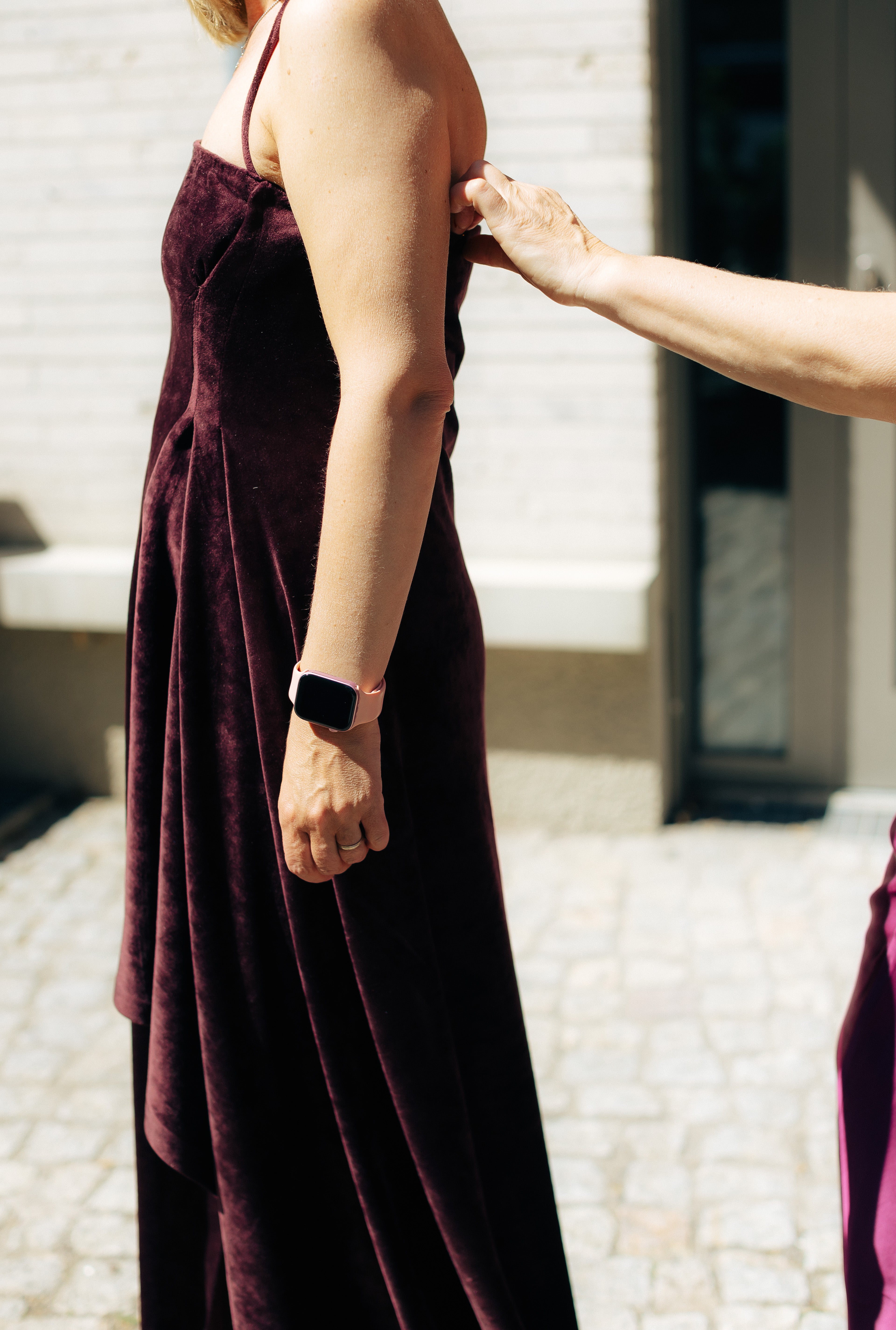 MAZI Velvet Evening Dress