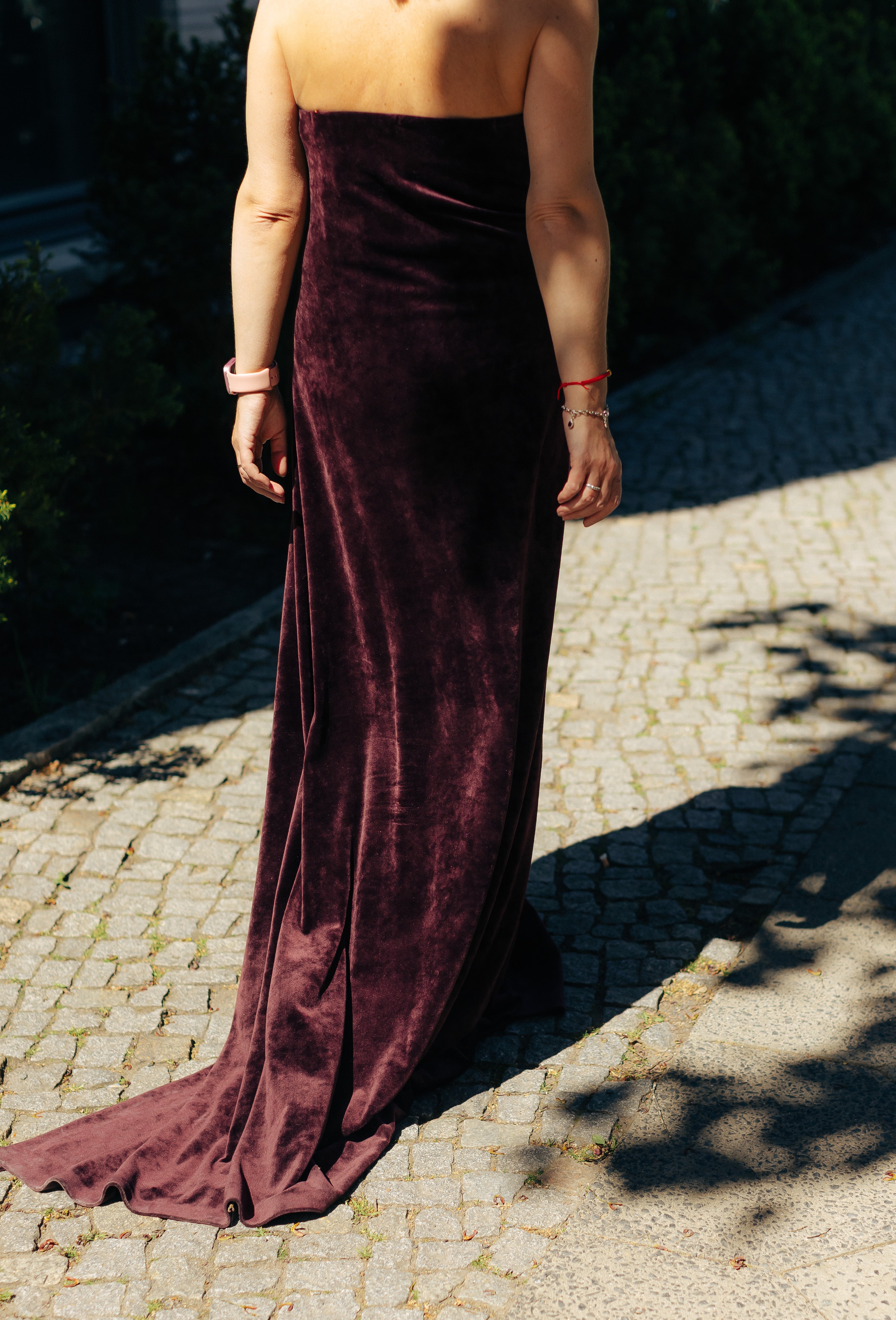 MAZI Velvet Evening Dress